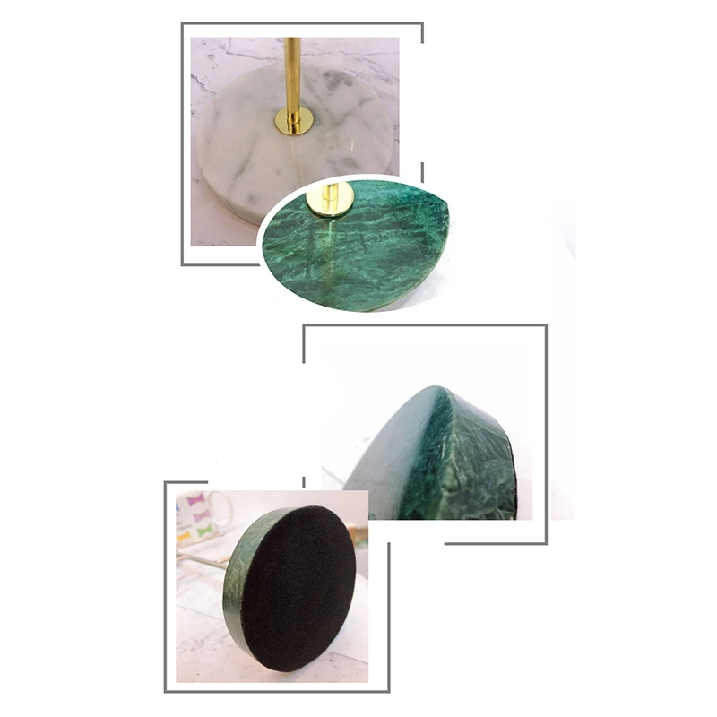 

Marble Jewelry Rack Creative Electroplated Iron Storage Bedroom Dressing Room Decoration Rack Finishing Rack