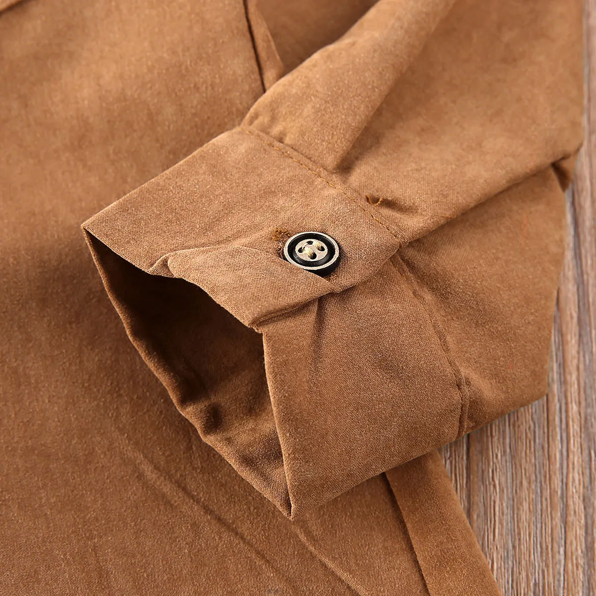 Новинка 2020 года модная детская одежда Однотонная рубашка из искусственного меха