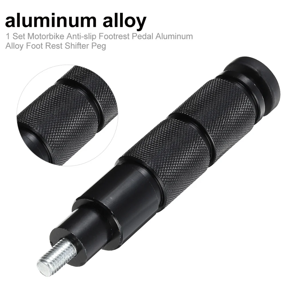 

1 Set Motorbike Anti-slip Footrest Pedal Aluminum Alloy Foot Rest Shifter Peg
