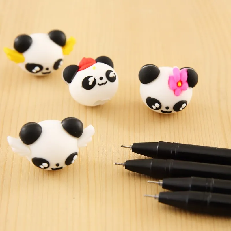 Ручка гелевая с черными чернилами 0 5 мм 1 шт.|Гелевые ручки| |