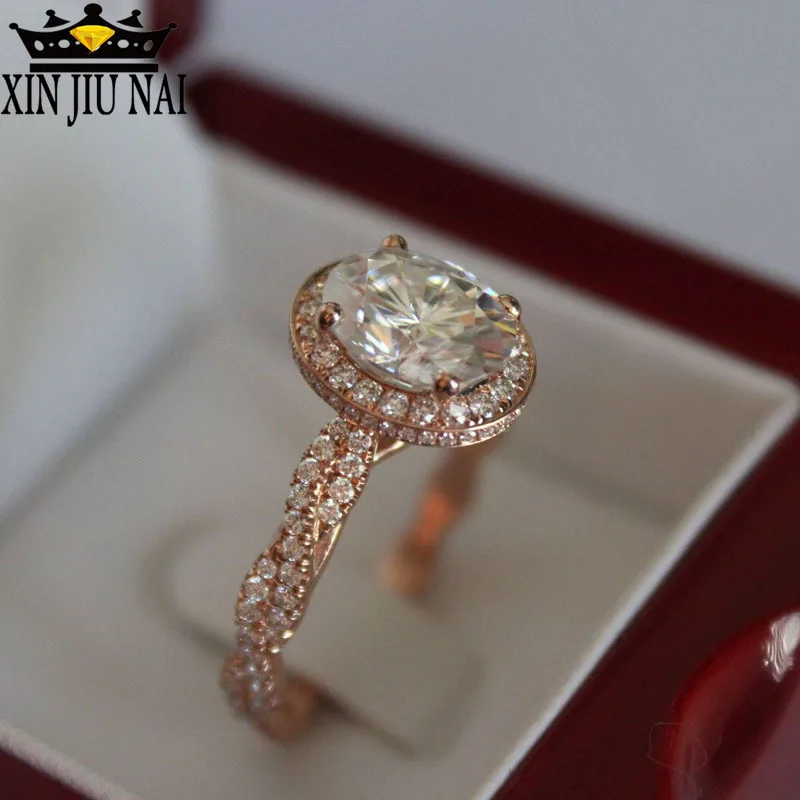 Новинка элегантное изящное кольцо с овальным белым кристаллом для женщин
