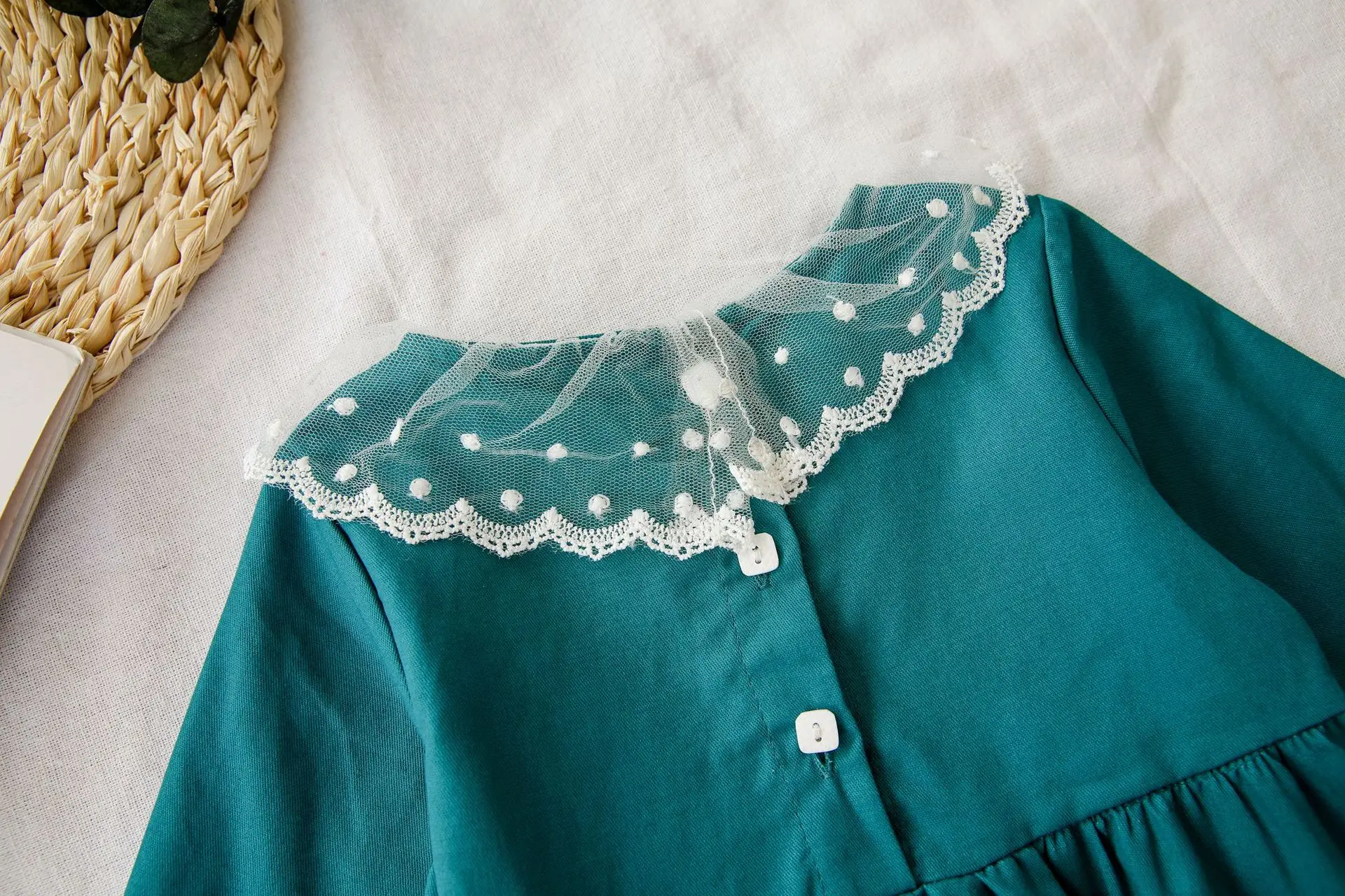 Детские платья для девочек Весеннее платье принцессы с длинным рукавом Милый