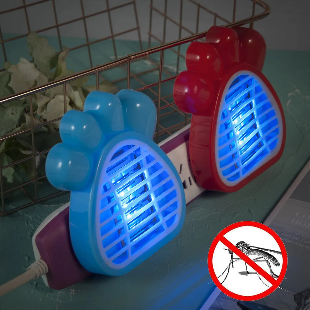 Bear Palm Creative Electronic Mosquito Killer LED Socket Electric Swatter Lamp Paw Shape Night Light#40 | Освещение