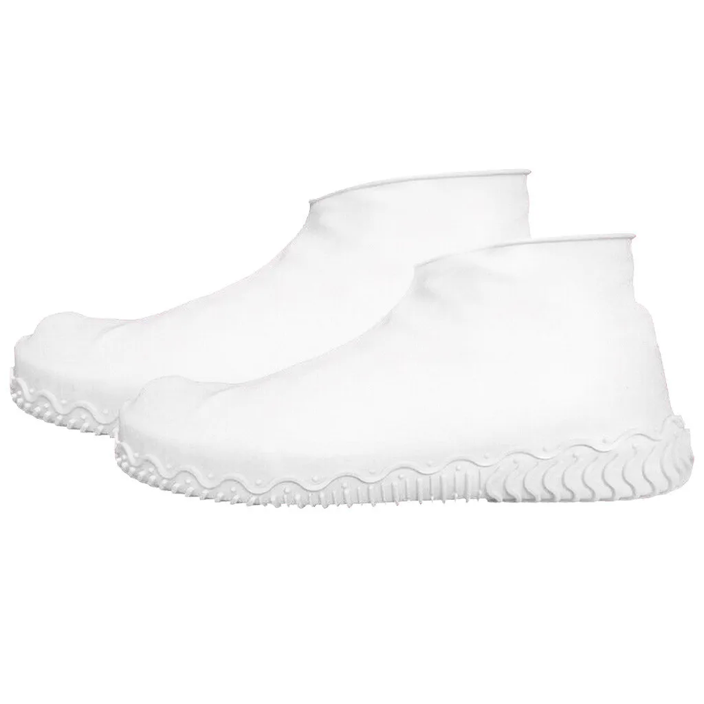 Твердый силикон обувь крышка унисекс Горячие силиконовые Overshoes дождь водонепроницаемые чехлы для обуви крышка ботинка Защитная Recyclable# B