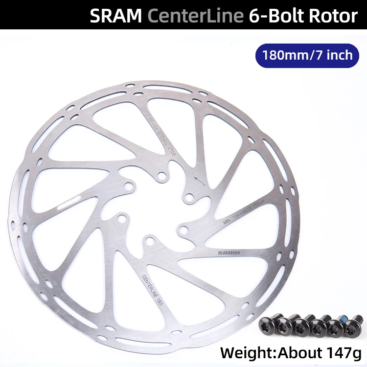 Дисковый тормозной ротор SRAM CenterLine 6 болтов 140/160/180/200 мм 4/6/7/8 дюйма дисковые роторы