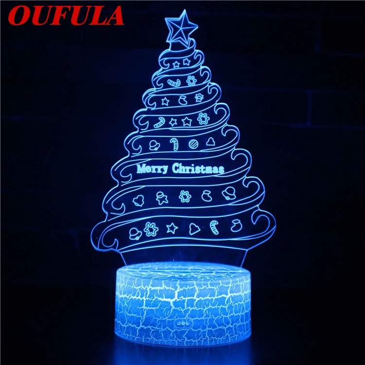 

Night LED Lights Novelty 3D lamp Cute Toy Gift 7 Color Abstract Artist Graphics Cartoon Atmosphere Lamp For Children Kids Room