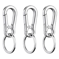3pcs keychain buckle anti lost waist belt clip keyring buckles carabiner keychains for outdoor climbing sports tools