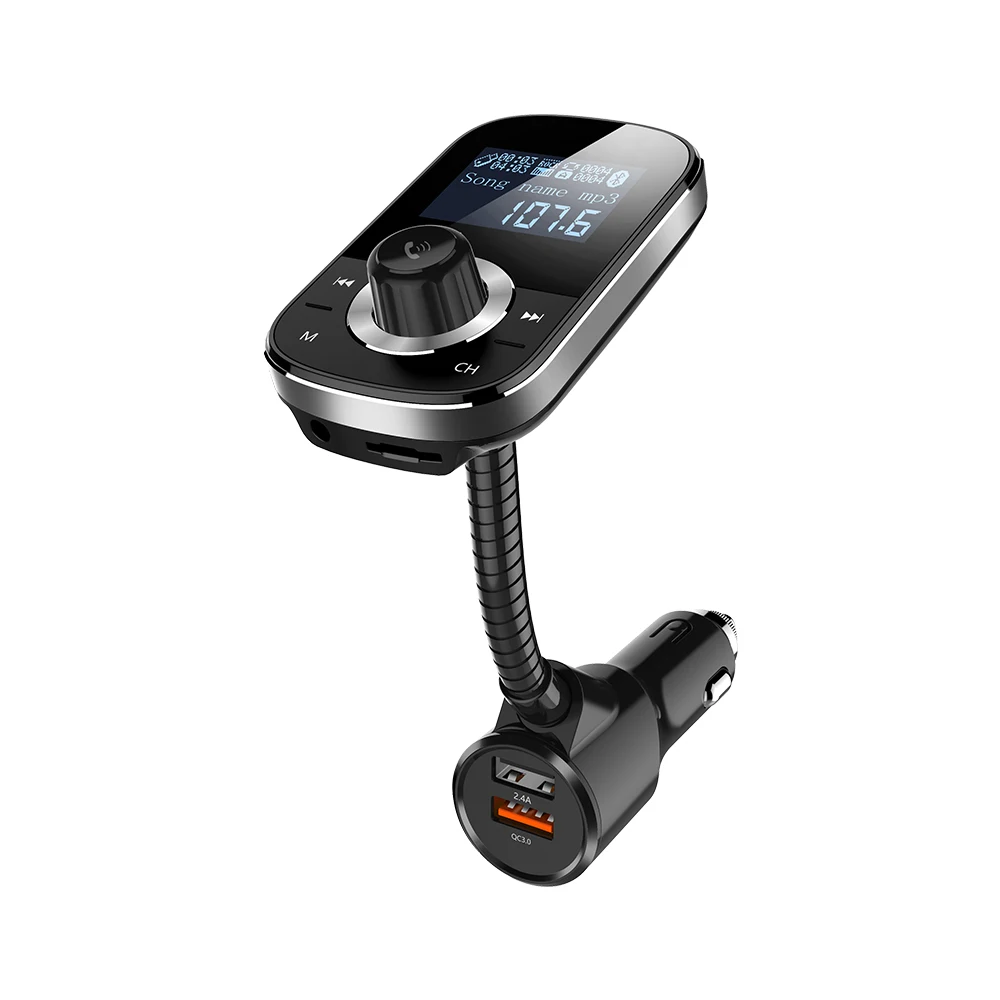 

YIBEIKA беспроводной Bluetooth Handsfree телефон автомобильный FM передатчик модулятор MP3 стерео аудио плеер Автомобильный комплект USB зарядное устройс...