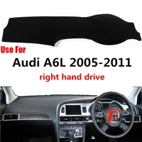 taijs factory high quality sport polyester fibre car dashboard cover for audi a6l 2005 06 07 08 09 10 11 right hand drive