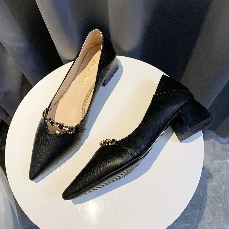 

2019 women Sexy Concise Elegant High-heeled shoes tacones altos mujer sexy Pointed Toe For Lady High Heel Office Shoes U14-08