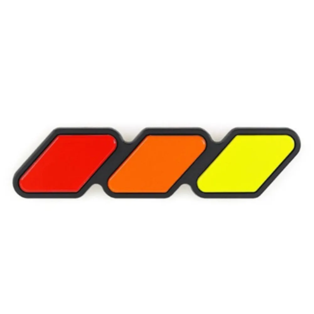

Three-color Car Labeling Modification On Grille Auto Grille Badge Emblem For Toyota Tacoma 4Runner Tundra Rav4 Highlande