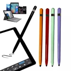 Стилус с двумя головками, портативный планшет, ручка, Универсальная замена, мягкий стилус для рисования с сенсорным экраном