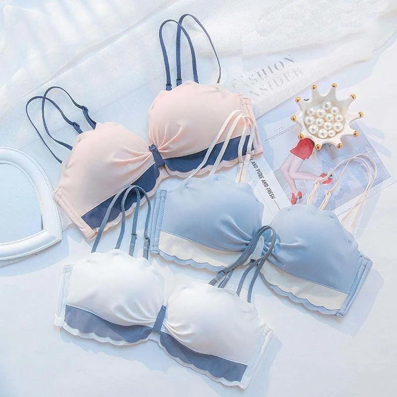 Комплект женского нижнего белья из бюстгальтера пуш-ап и трусиков | Женская