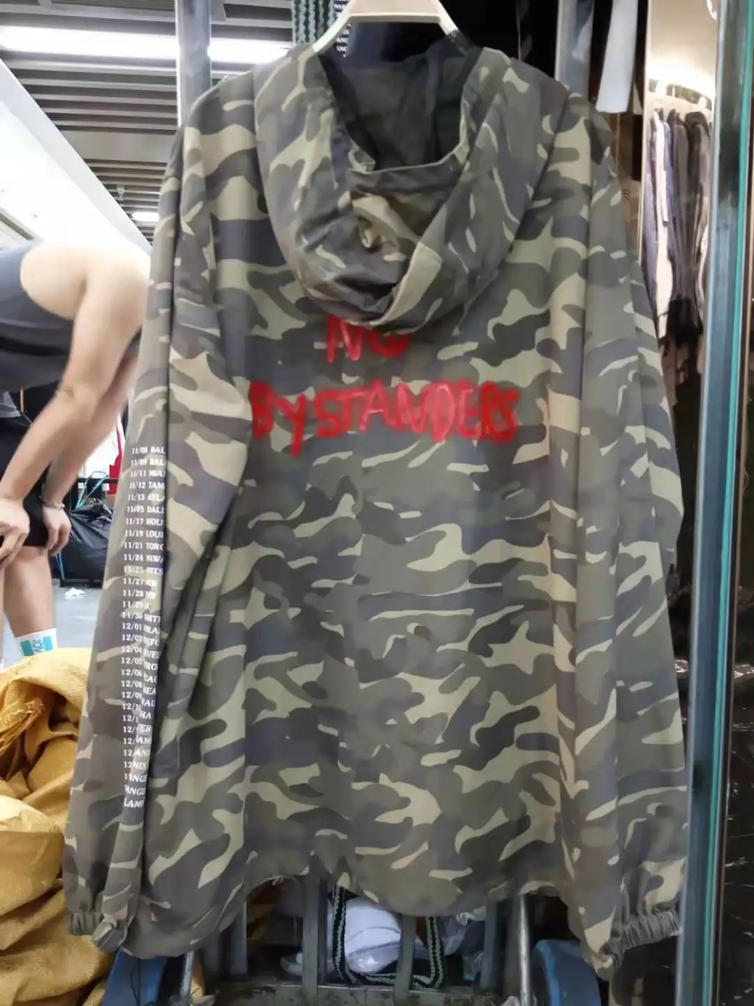 The New AstroWorld Jacket Men Women Travis Scott Jackets James Casual AstroWorld Outwear Coats NO BySTANDERS TOUR