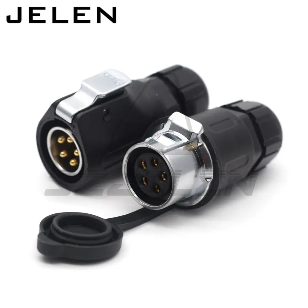 Водонепроницаемый конector XHE20 IP67 2/3/4/5/6/7/8/9/10/12pin соединительный кабель питания для