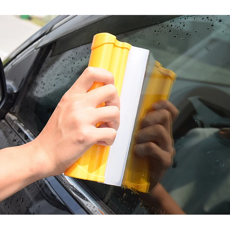 Car Soft Double Row Silicone Blade Water Wiper Scraper Squeegee Snow Wash Window Cleaning Tools | Автомобили и мотоциклы