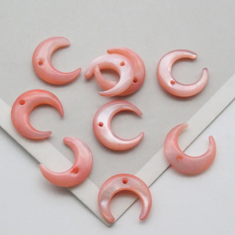 5 звёзд окрашенная подвеска в виде пресноводной ракушки 12 мм кулон Луны