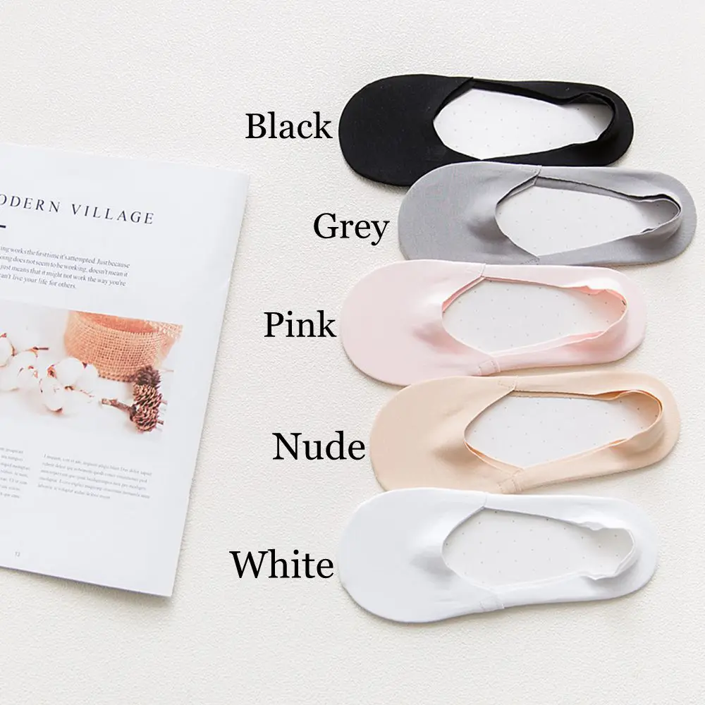 

1 Pair Fashion Invisible Socks Women Summer Lace Flower Low cut Cotton Socks Female Antiskid Ankle Socks Elastic Short Hosiery