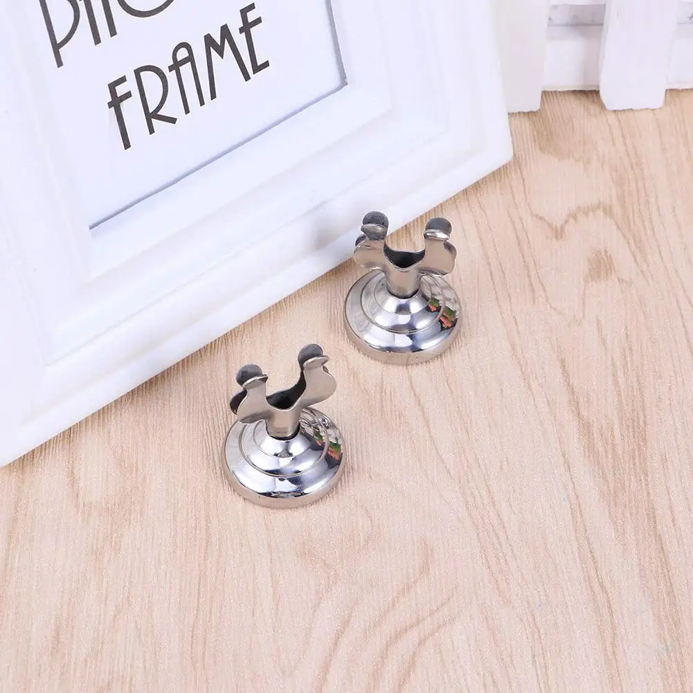 U образная Настольная мини подставка из нержавеющей стали с номером держатель