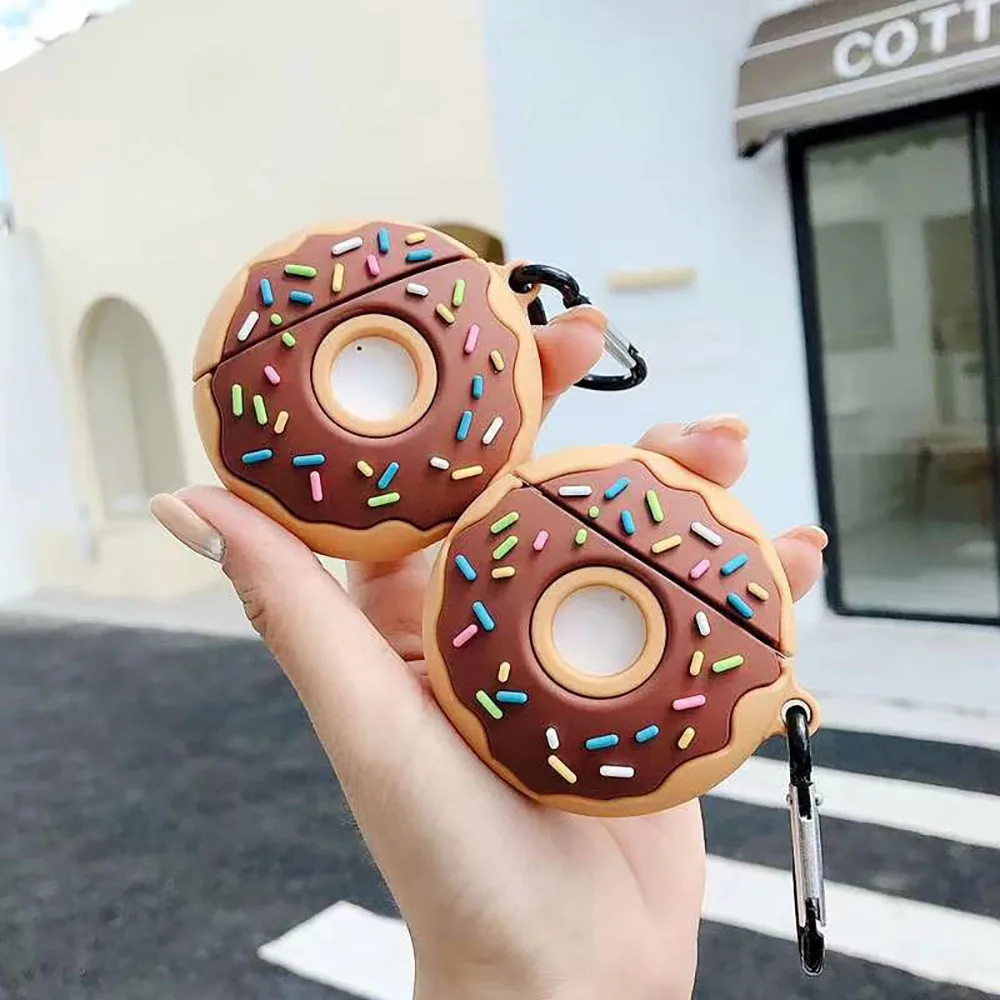 Силиконовый чехол для наушников AirPods Pro 3D Мультяшные животные беспроводных Bluetooth