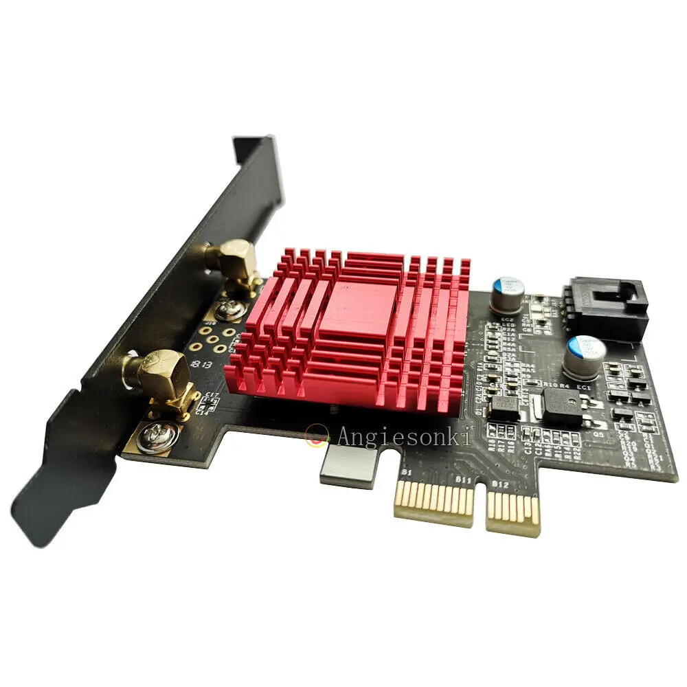 802.11ax Настольный WiFi 6 адаптер и Bluetooth 5 0 Intel AX200 WLAN карта для WIN 10|Сетевые карты| |