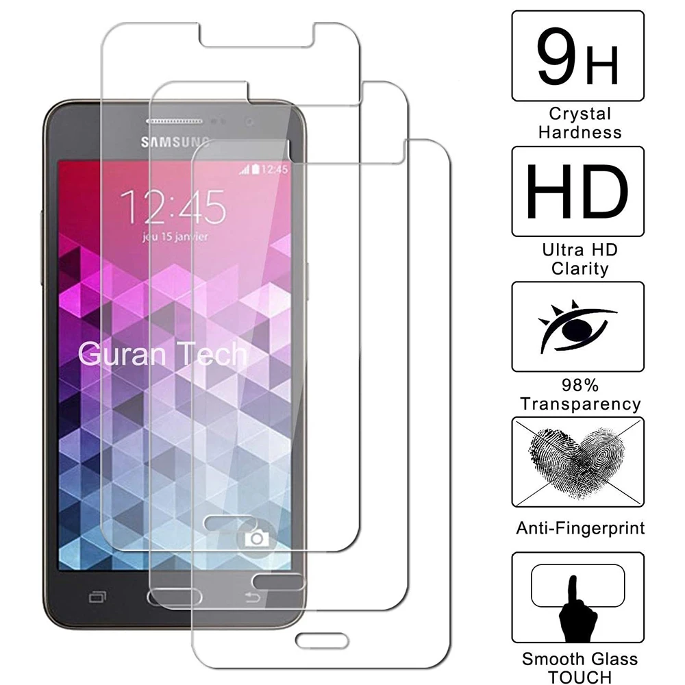 Защитная пленка для экрана Samsung GALAXY GRAND Full защитная из закаленного стекла