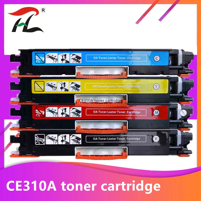 CE310 CE310A 313A 126A 126 совместимый цветной тонер картридж для HP LaserJet Pro CP1025 M275 100 MFP M175a M175nw