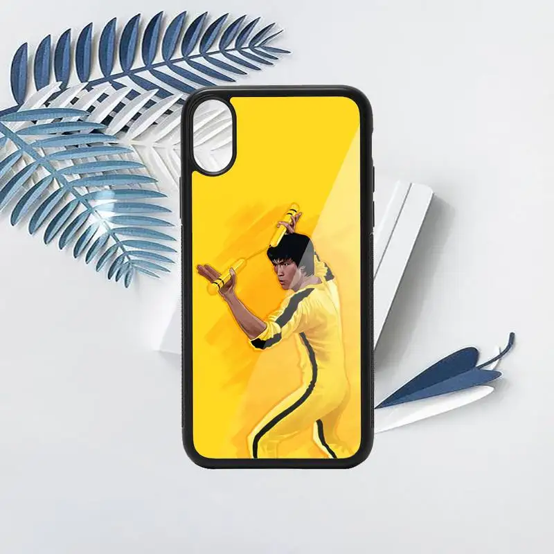 

Bruce Lee Chinese Kongfu Phone Case PC for iPhone 11 12 pro XS MAX 8 7 6 6S Plus X 5S SE 2020 XR