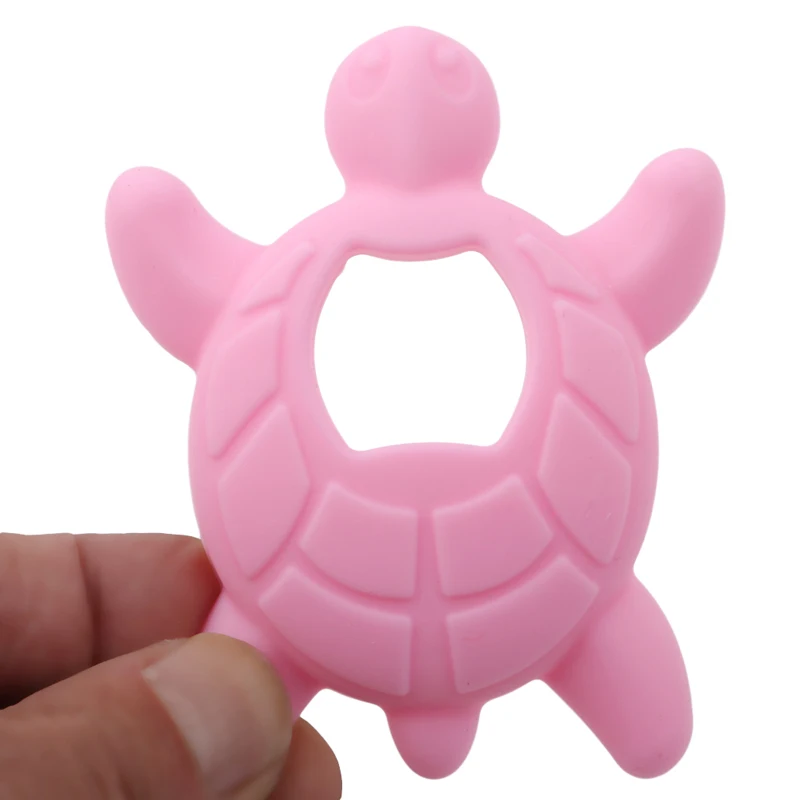 

Cute Animal Tortoise Silicone Baby Teether Silica Gel Chew Charms Infant Toddler Teething Gifts Kids Toys