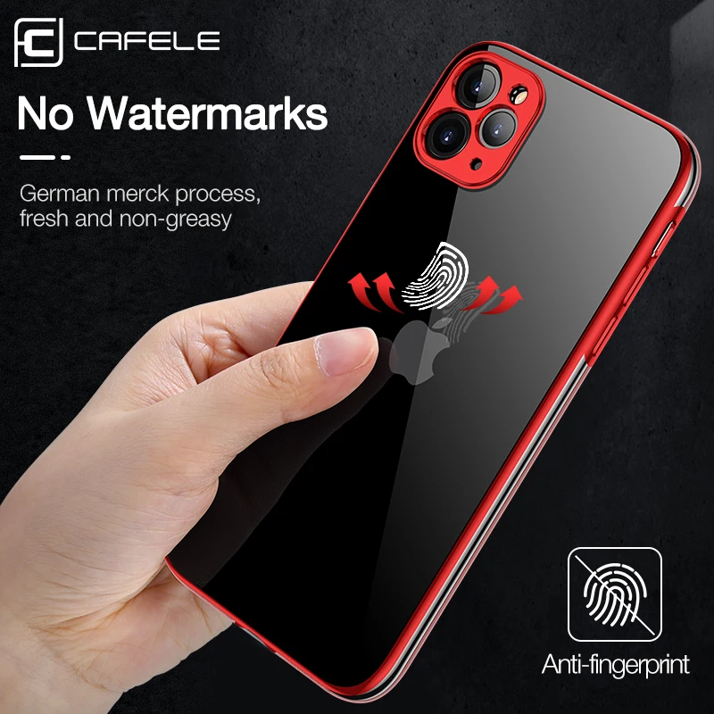 Оригинальный чехол Cafele для телефона iPhone 11 pro max Ультратонкий с точным отверстием