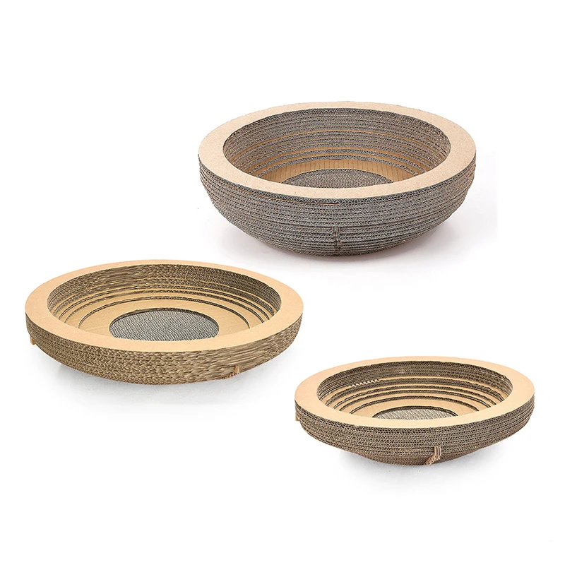 Cat Scratcher For Grinding Claws Sleeping Bed Large Space Bowl Type Scratching Pad Nest Toy | Дом и сад