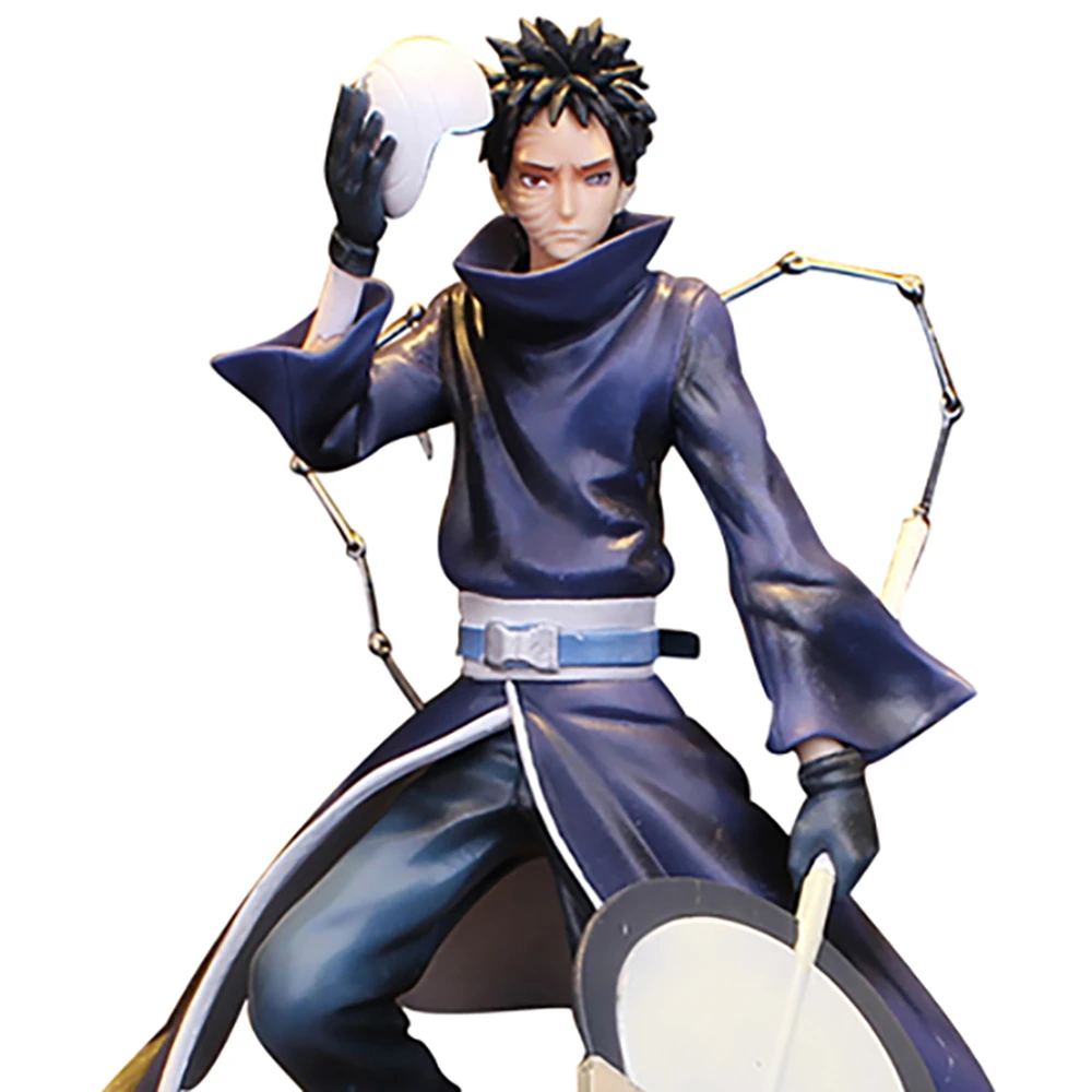 Наруто Shippuden аниме GK фигурку модель Uchiha Obito Tobi ПВХ 31 см Статуя Коллекционная