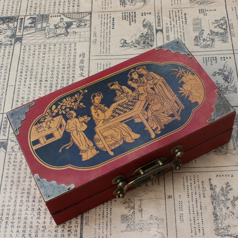 Винтажный китайский Шахматный набор терракотовый воин 32 дюйма деревянные