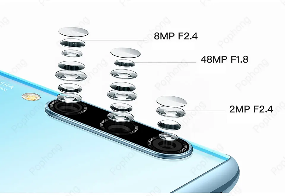 Huawei Enjoy 10 Plus смартфон 6,59 ''Kirin 710F Восьмиядерный Авто всплывающая камера разблокировка отпечатков пальцев Поддержка Google play