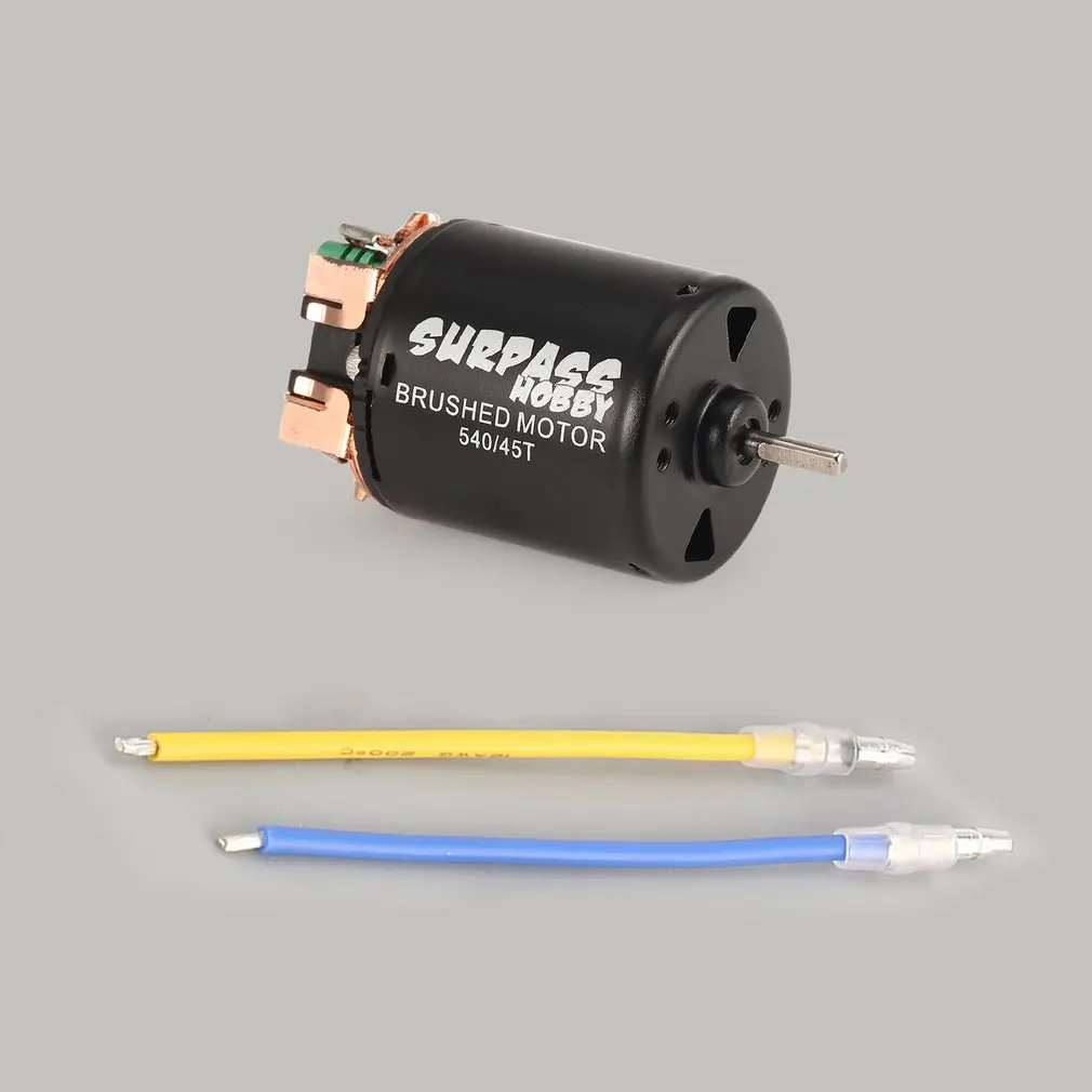 

Surpass Hobby 540 13T/17T/21T/23T/27T/35T Brushed Motor 3.175mm Shaft for 1/10 RC Off-road Racing Car Vehicle Part Accessories