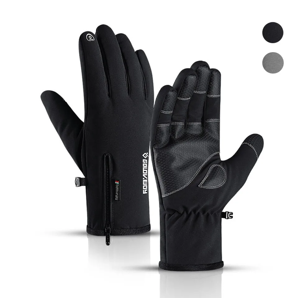 

Unisex Touch Screen Winter Thermal Warm Cycling Gloves Motorcycle Outdoor Camping Ski Gloves Windproof Full Finger Sports Gloves