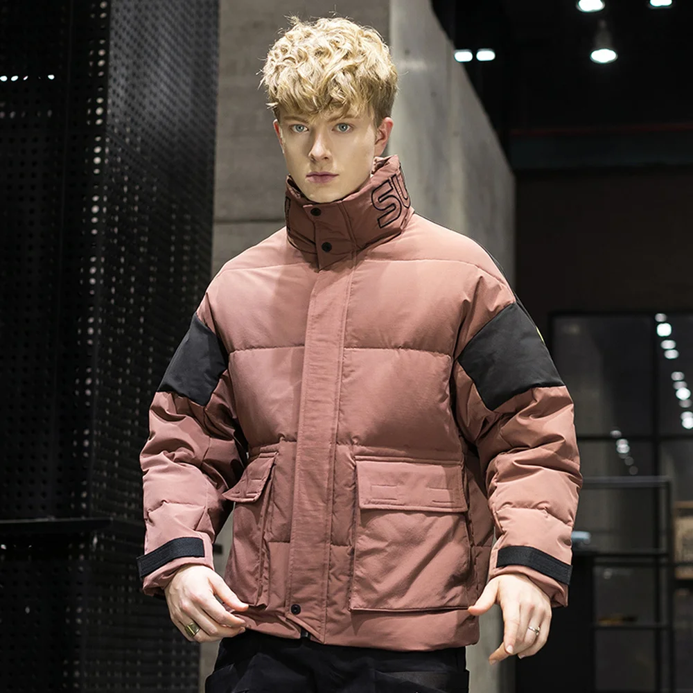 Covrlge Winter New Arrival Man Duck Down Jacket Light Thick Jackets Men Hooded Warm Down Coat Fit Size Outerwear Coats MWY026