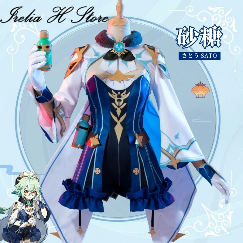 

Irelia H Store Sucrose Genshin Impact Sucrose Cosplay Costume Halloween costumes Dress female