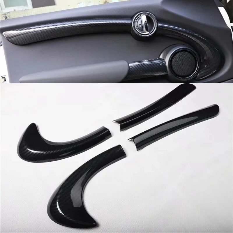 

Для MINI Cooper F55 F56 One 3 двери 2014-2021 4 шт. ABS автомобильная ручка Защитная крышка отделка аксессуары для интерьера