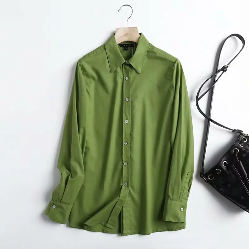 

Withered Summer Colorful Casual Blouse Women England Style Fashion Solid Cotton linen Blusas Mujer De Moda 2020Kimono Shirt Tops