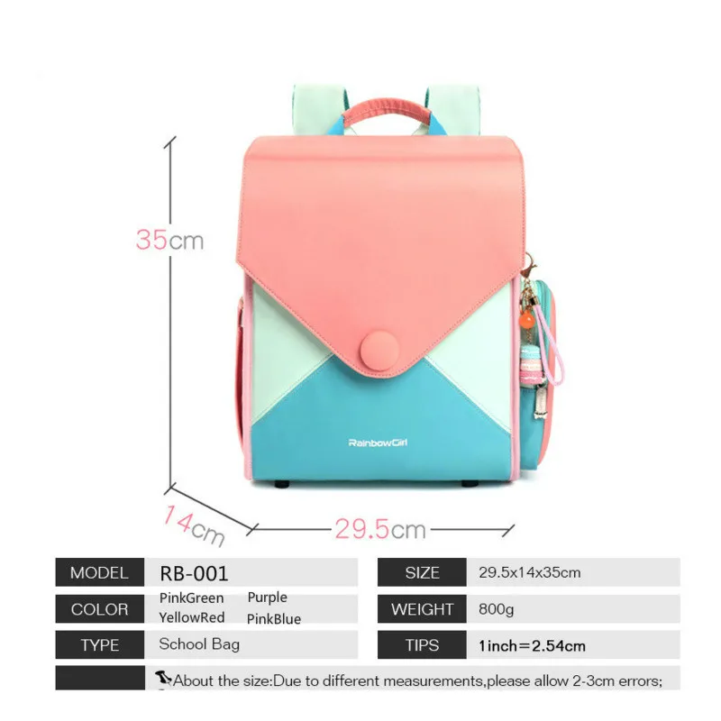 Fashion Backpack Girls School Bags Children Backpacks Kids Back Pack Girl Textbook Bag Primary Sac A Dos Enfant Mochila Escolar