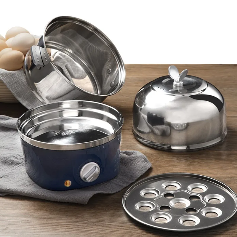 220 В бытовой электрический утюг паром Плита Нержавеющая сталь мульти Плита 2 слоя Электрический аппарат для чистки паром Тушеная яйцо заварной крем Плита