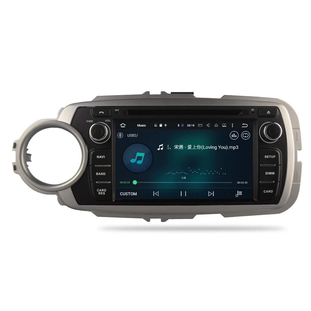 Автомагнитола на Android 10 0 dvd радио GPS навигация мультимедийный плеер для Toyota Yaris 2012