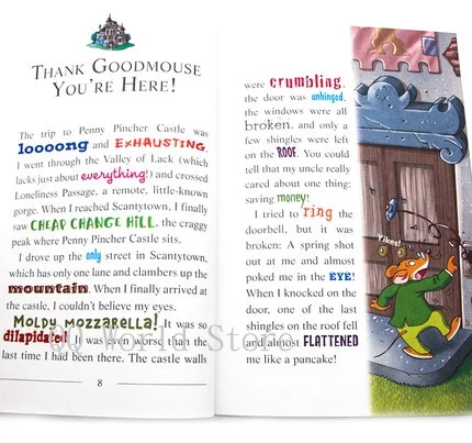 4 книги Geronimo Stilton Paw Box Set 1 Humor Adventure Исследуйте смелые комиксы фантастика Родитель