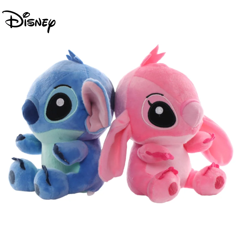 2 шт./компл. 20 см Disney аниме Лило и Стич Мягкие плюшевые игрушки голубого розового