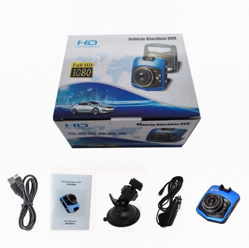 XYCING Автомобильный видеорегистратор GT300 Full HD 1080P 2 4 дюймовый экран с широким углом