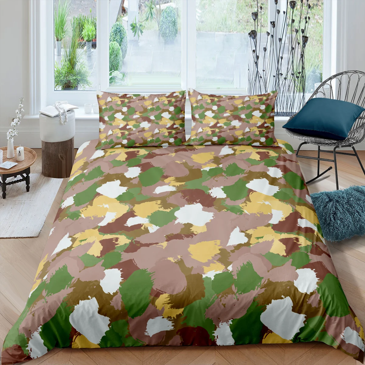

Camouflage Bedding Set Boy Girl Kid Adult Duvet Cover Set Queen King Quilt Set Comforter Covers Bedclothes Bedroom Home Textiles
