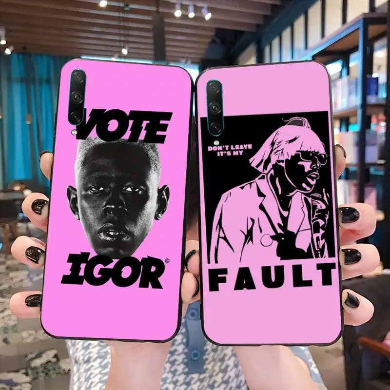 Мягкий Силиконовый ТПУ чехол для телефона CUTEWANAN Тайлер the creator Golf IGOR bees Huawei Nova 6se 7