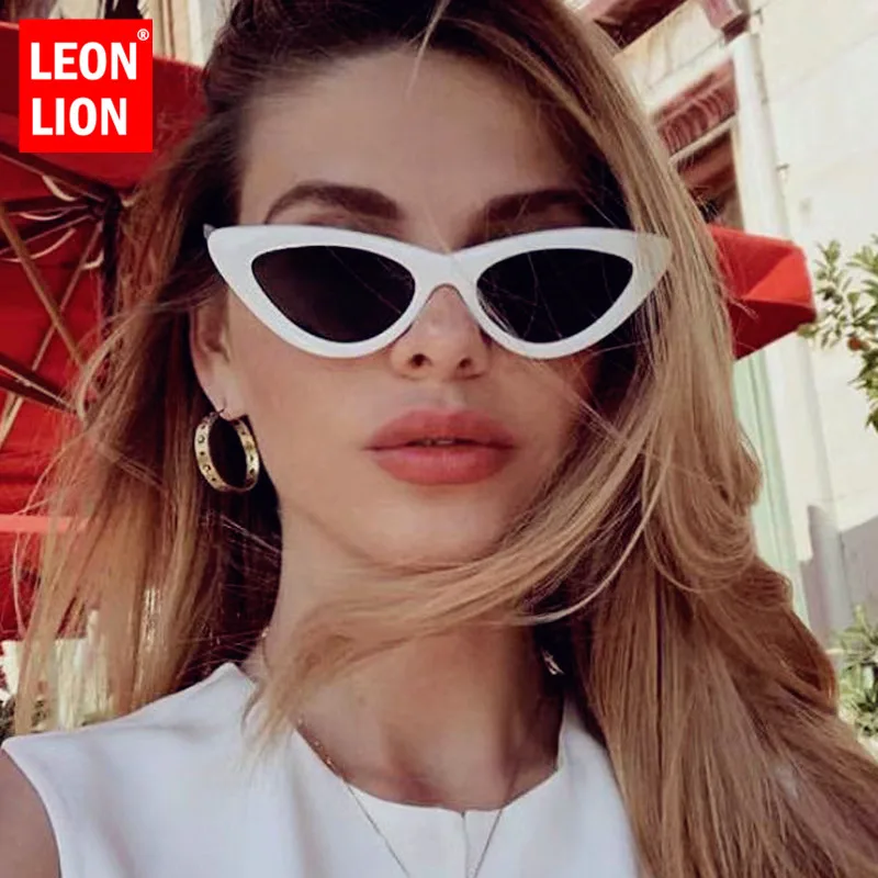 LeonLion 2021 кошачий глаз солнцезащитные очки женские роскошные Брендовые для