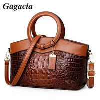 gagacia retro women bags for ladies shoulder bags 2022 designer crocodile woman leather handbag tote luxury handbags bolso mujer